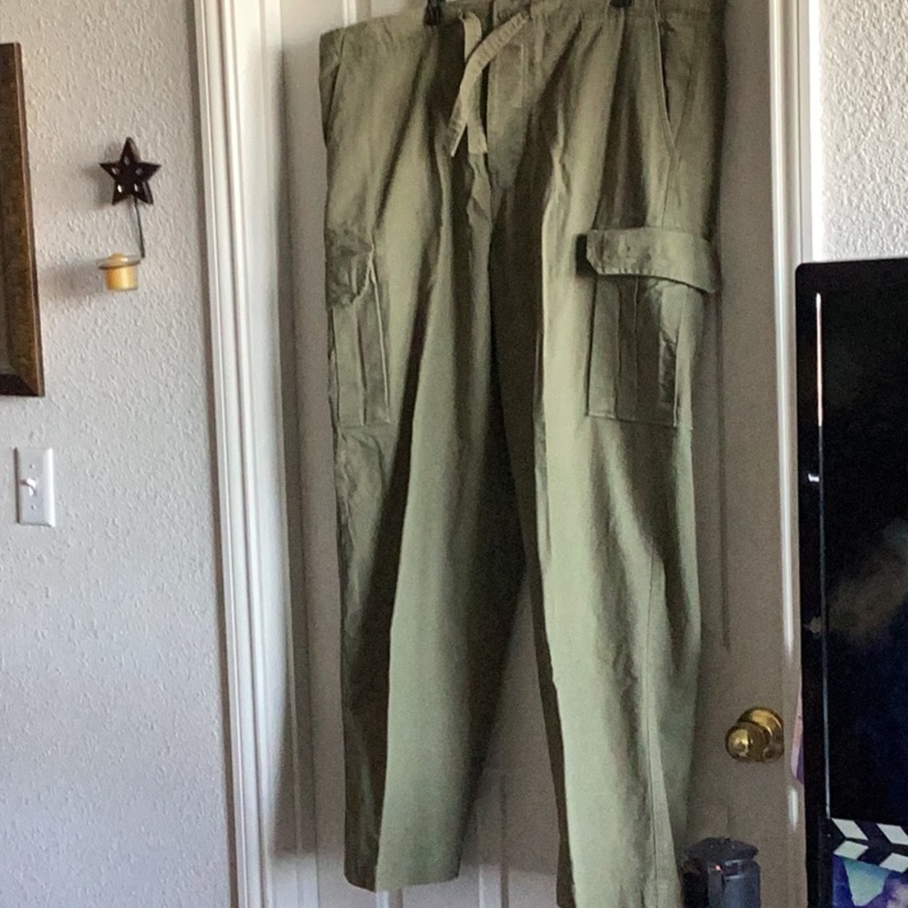 Men's Olive Cargo Pants
